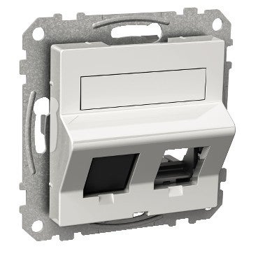 SCHNEIDER EXXACT  DATARASIA ACTASSI/KEYSTONE VINO VALKOINEN IP20 - 7233044