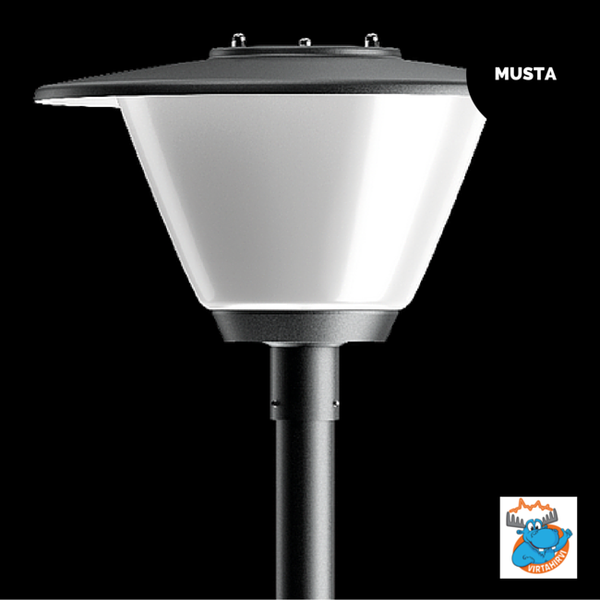 KARLUX TAPIO TPO-LED TAAJAMAVALAISIN MUSTA DIM LED/35W/840 IP44 (3100lm) - 4506969